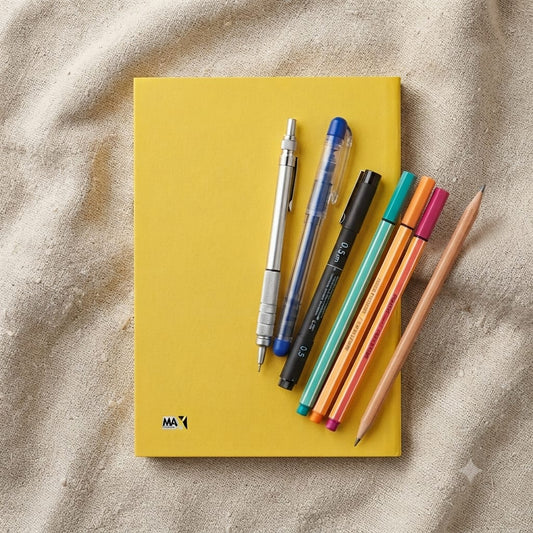 Exercise Notebook - Main Colors - A4 - Large Squares (1 cm)