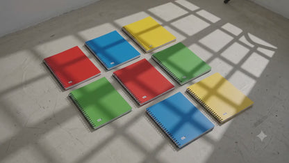 Wire-Bound Notebook Flexy - A4 - Double Lines (English)