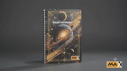Wire-Bound Notebook Galaxy – A4 – 100 Sheets – Lined